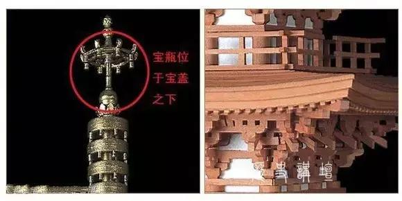 古建塔结构图,古建佛寺