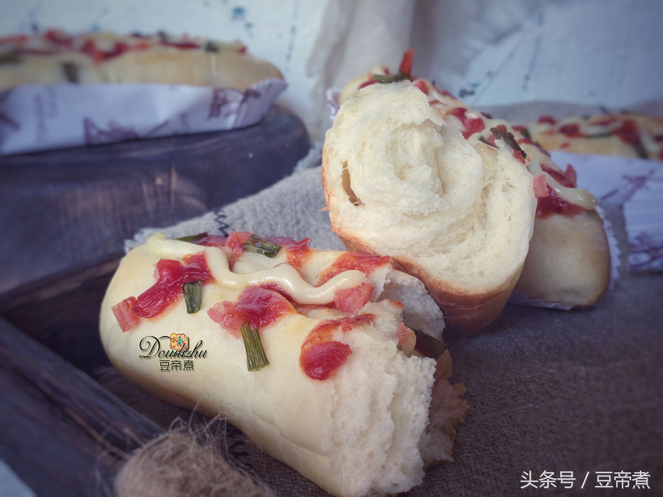 在家做好吃的葱油面包,宝宝早餐面包一岁以上在家里做法