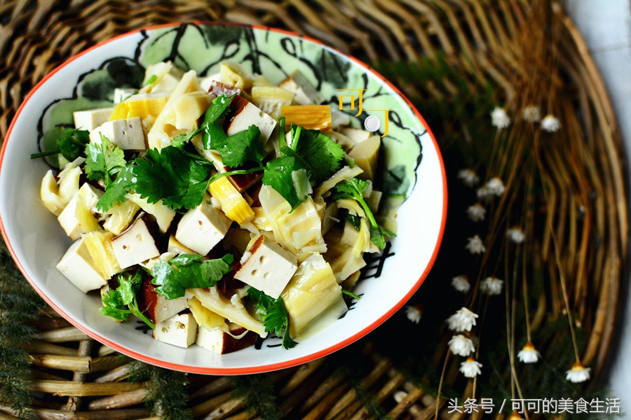 羊尾笋干拌香干:一道清爽凉拌菜,高纤维补钙,瘦身没商量