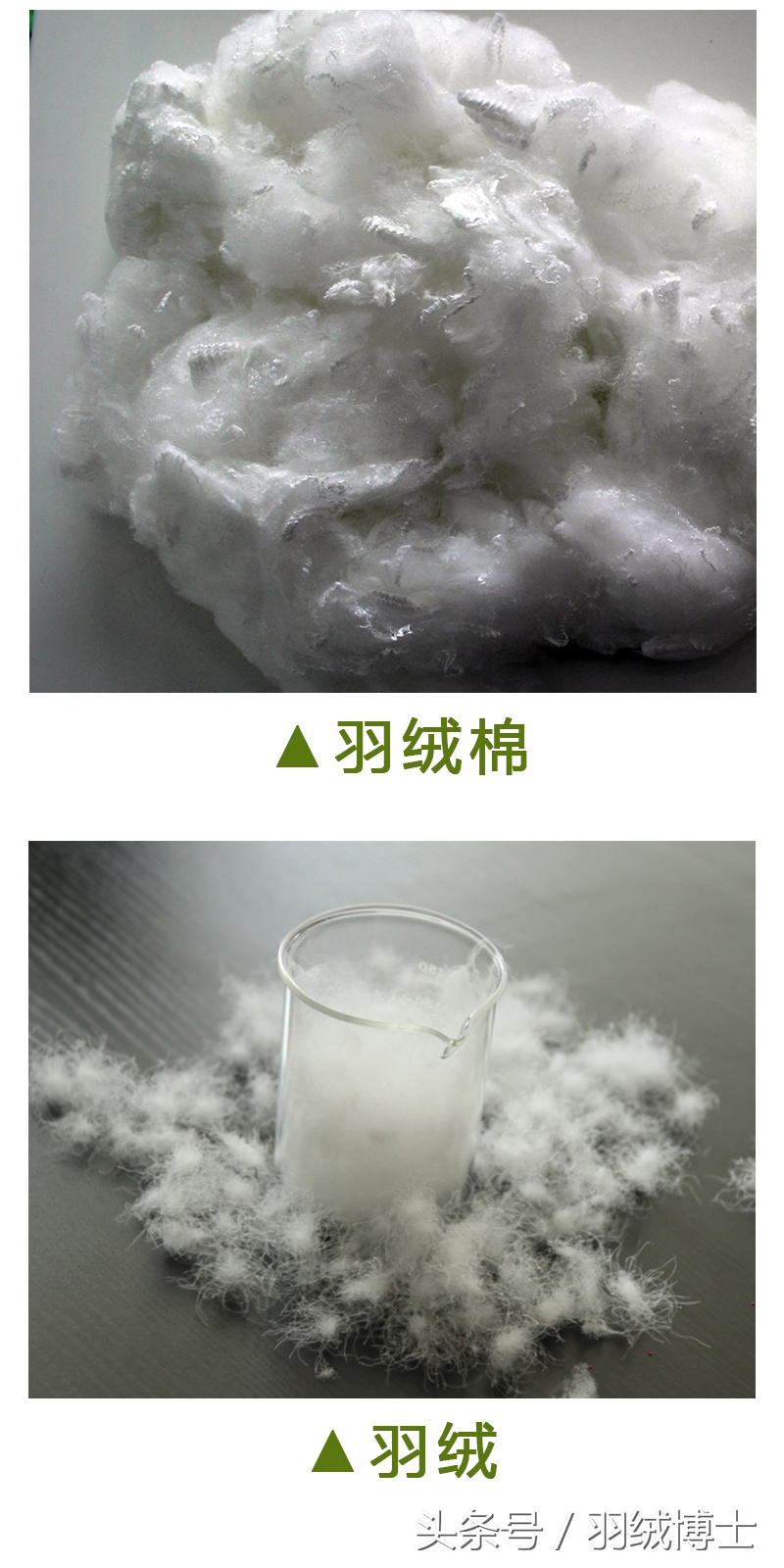 羽绒的鉴别,羽绒马甲与羽绒棉马甲的区别