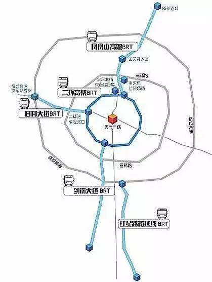 成都brt快速公交未来规划,成都brt专用道可以走吗