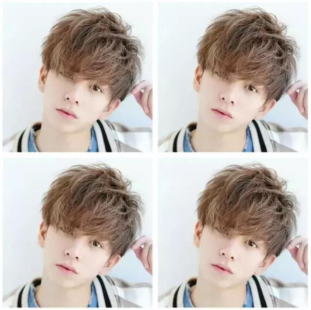 男士蓬松定位烫发型,男士蓬松定型烫