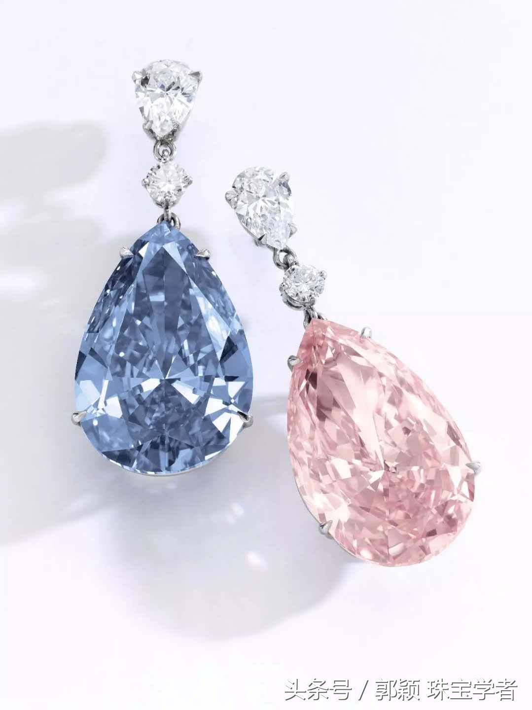 世界最奢华钻石耳环图片,世界上最漂亮的红色钻石耳环