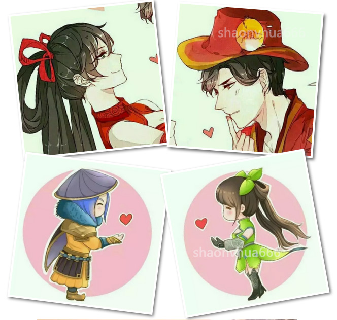 2020甜到虐狗的情侣头像王者荣耀,王者荣耀情侣头像一男一女校园