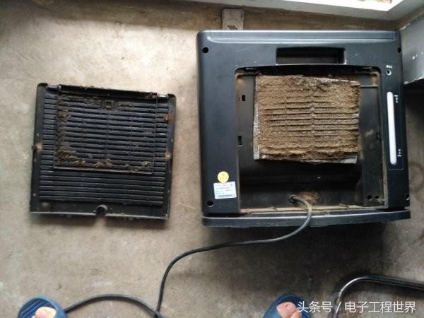 电暖风机拆解视频教程,500瓦以下的暖风机拆解