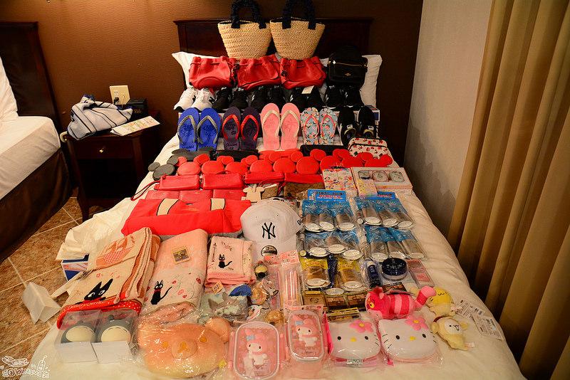 日本冲绳战利品,日本购物战利品