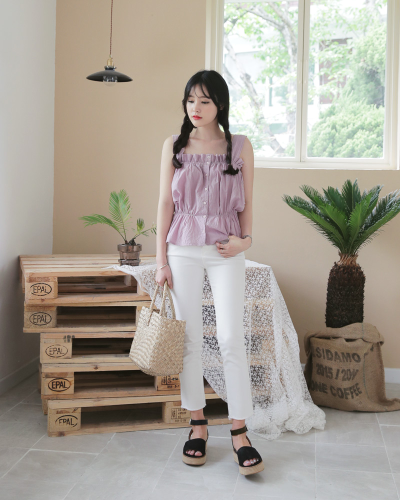 矮个子女生短上衣穿衣搭配轻松穿出显高完美比例