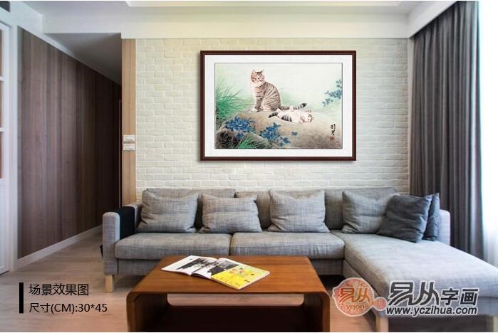 电表箱高级装饰画大全,办公室电表箱竖版装饰字画