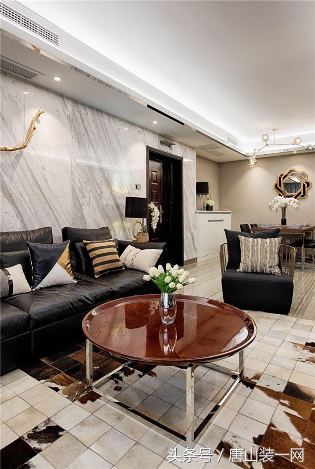 装修设计图现代简约唐山,唐山现代风格装修实景案例