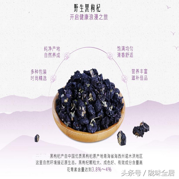 青海黑枸杞养生保健,青海特产黑枸杞的用法