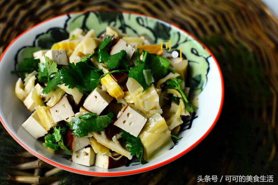 羊尾笋干拌香干:一道清爽凉拌菜,高纤维补钙,瘦身没商量