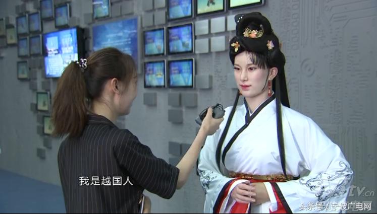 二次元美少女管家能做家务会聊天奇点机器人体验馆开馆