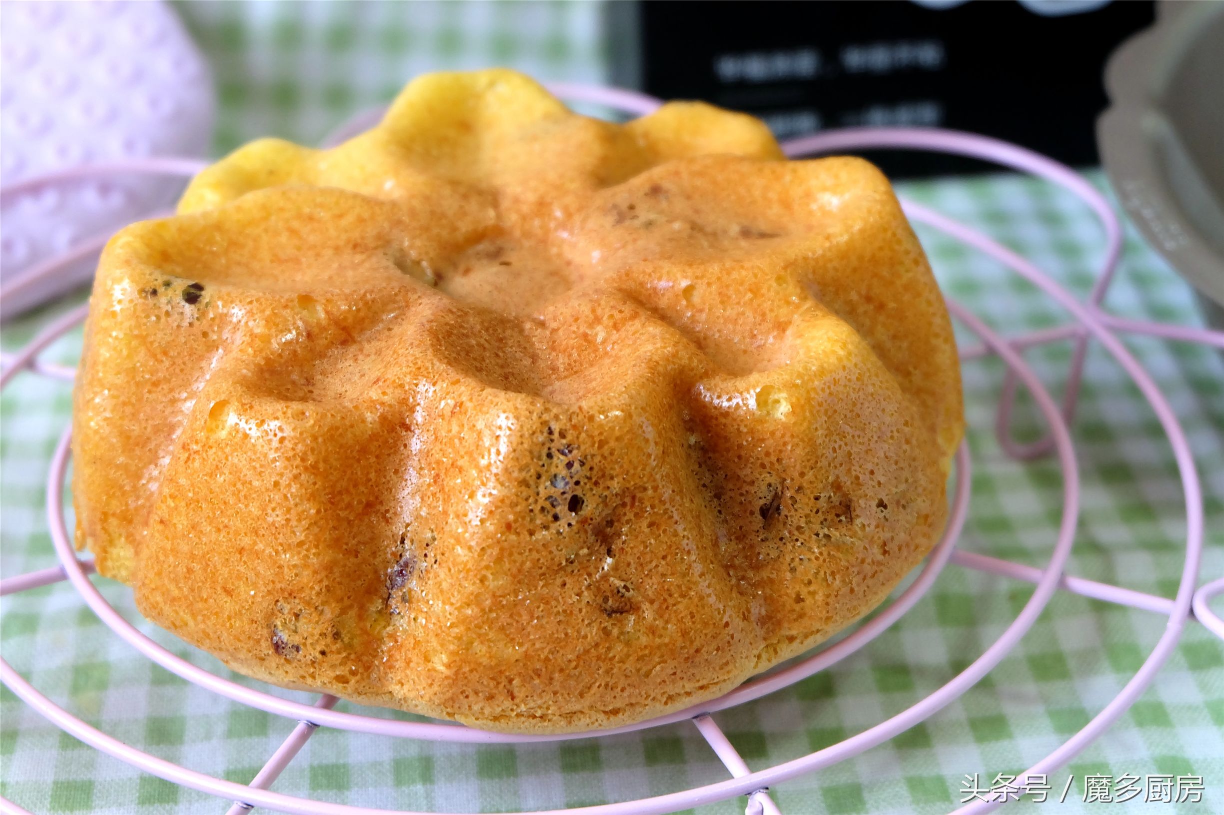 女儿爱吃的蛋糕，不用油不用奶，低糖更健康，营养美味妈妈制作