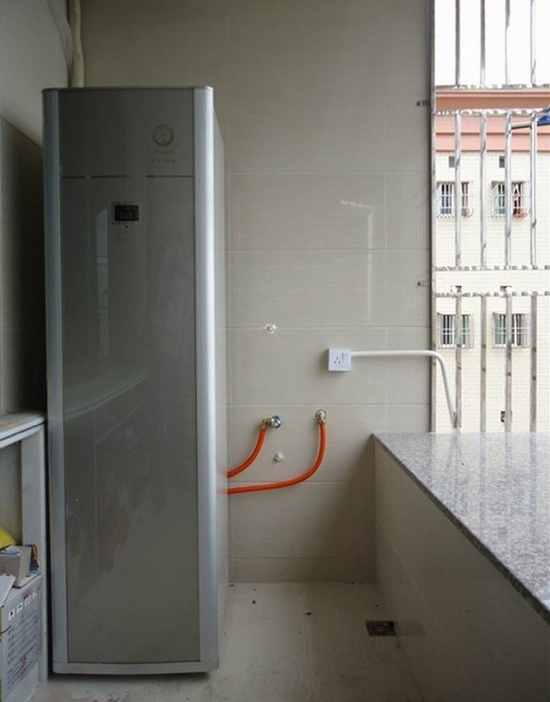 空气能热水器隐患,空气能热水器街头