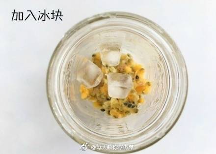 百香果柠檬气泡水摆摊做法,百香果柠檬青桔茶