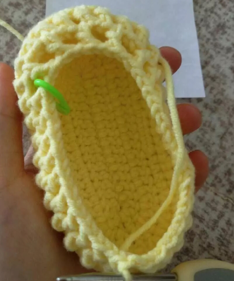 钩针男凉鞋宝宝鞋子教程,钩针钩男士夏凉鞋42码教程