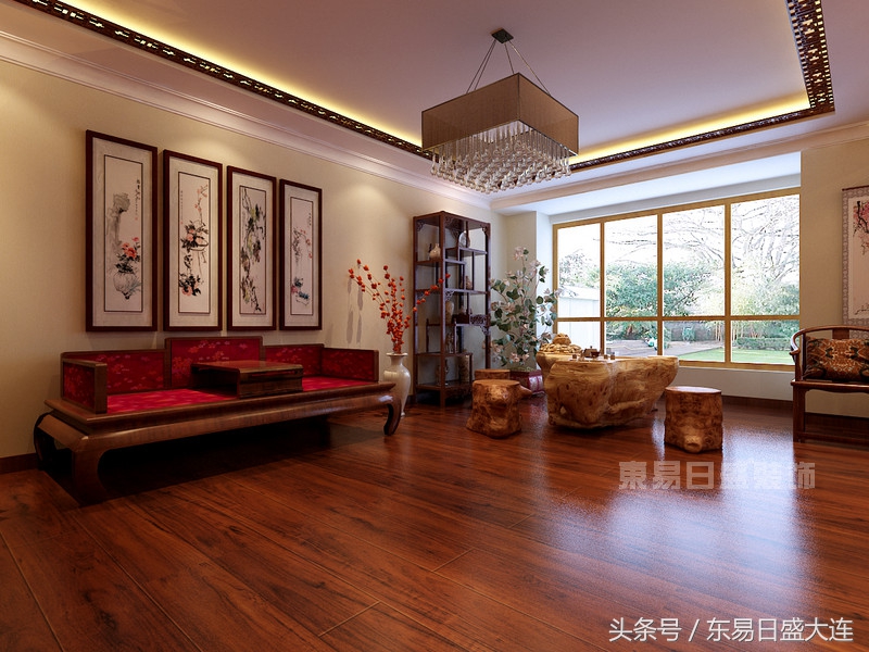 大连装修简欧风格效果图,大连中海装修案例