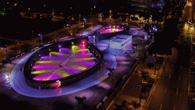 nike和led跑道,nike又一款破碎感的鞋