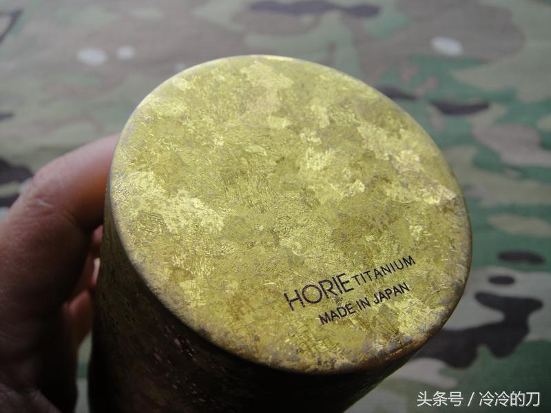 日本雪峰双层钛杯,高颜值的钛杯