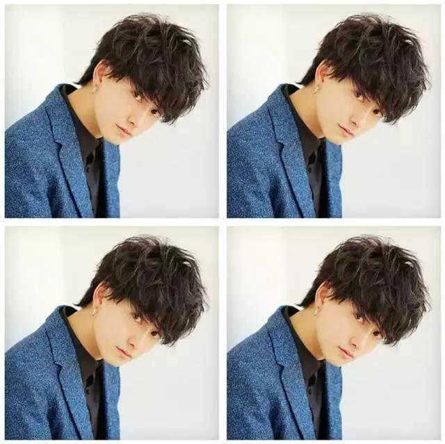 男士蓬松定位烫发型,男士蓬松定型烫