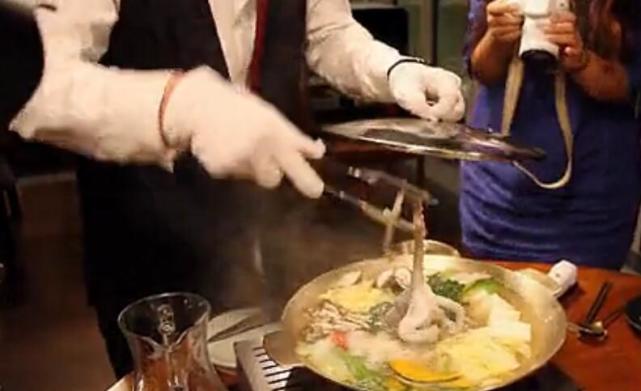 韩国章鱼料理,吃韩国章鱼火锅