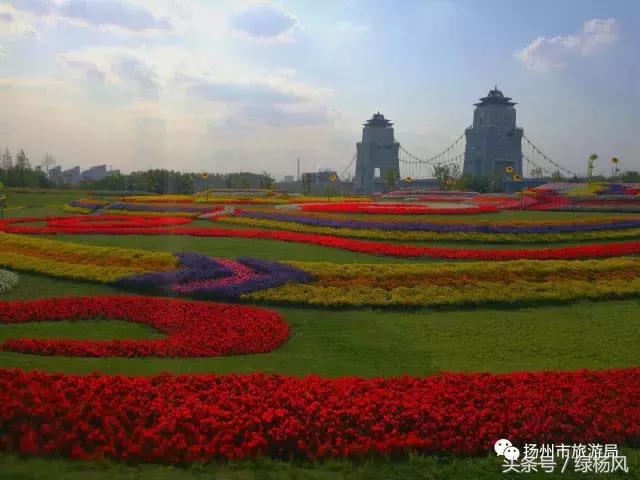 美爆了晚霞中的扬州,美丽的大扬州美景