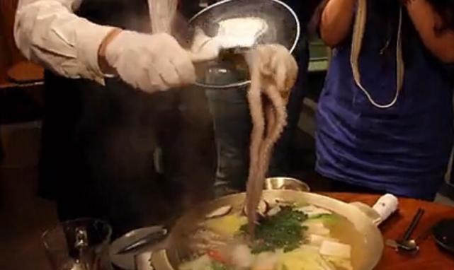 韩国章鱼料理,吃韩国章鱼火锅