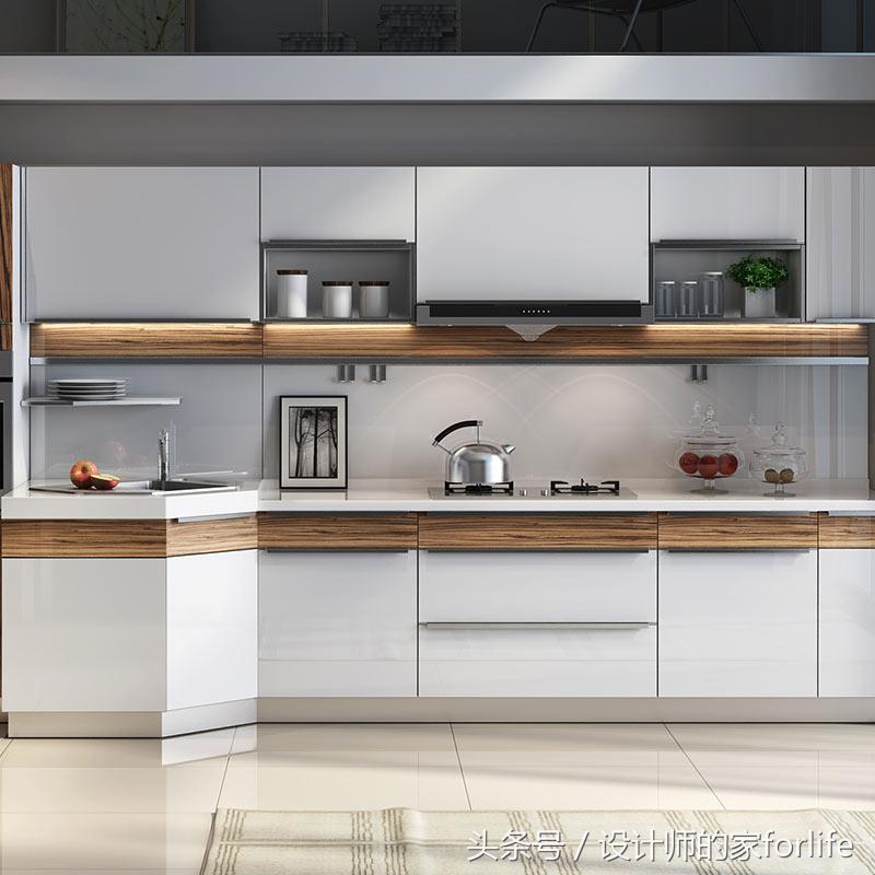 千万不要轻易尝试开放式厨房设计,开放式厨房这样装好看实用又高级
