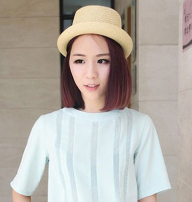 圆脸中分短发怎样卷好看,适合圆脸女生的中分短发发型