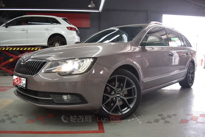 斯柯达绅士版改装轮毂,斯柯达速尊改装