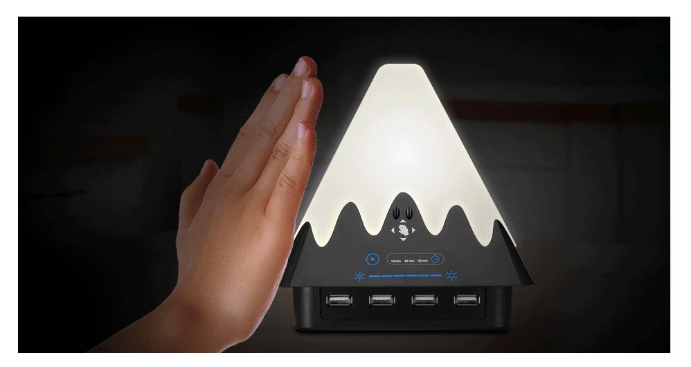 “富士雪山”京东众筹,乐众氛围灯护航,差旅无忧