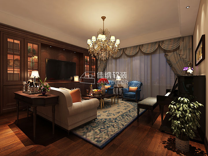 美式乡村风格软装如何打造,美式田园地中海风格装修