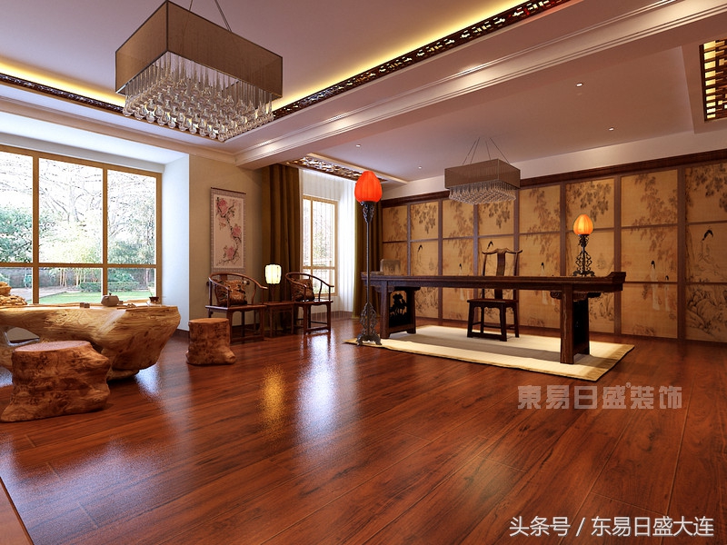 大连装修简欧风格效果图,大连中海装修案例