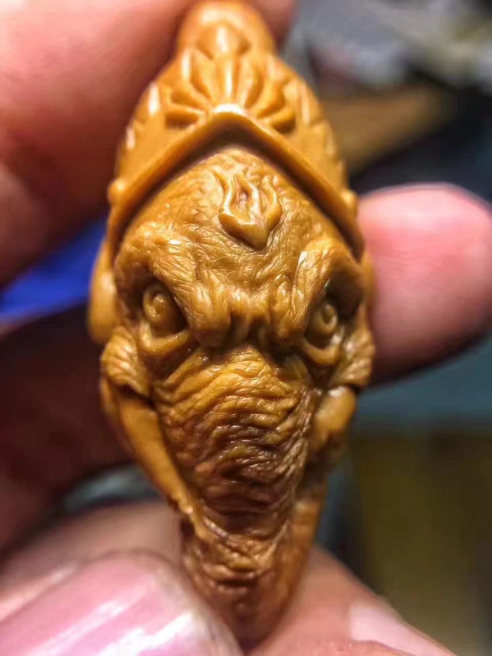 关于核雕的历史,核雕鬼武士点评