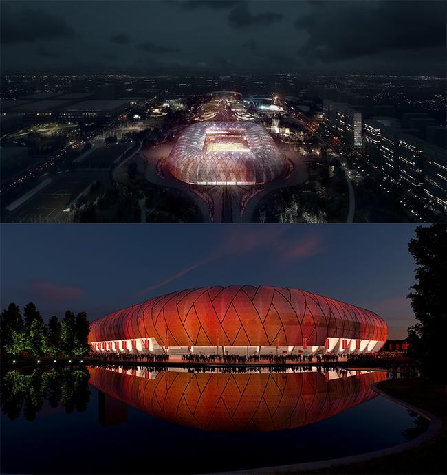 华夏专业足球场建设,华夏专业足球场方案