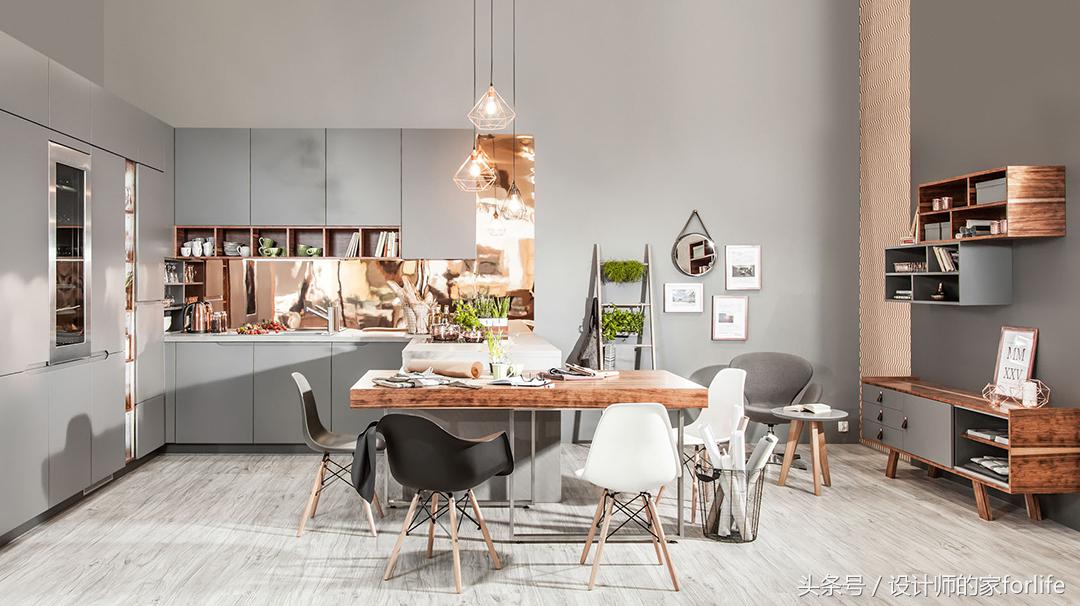 千万不要轻易尝试开放式厨房设计,开放式厨房这样装好看实用又高级