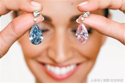 世界最奢华钻石耳环图片,世界上最漂亮的红色钻石耳环