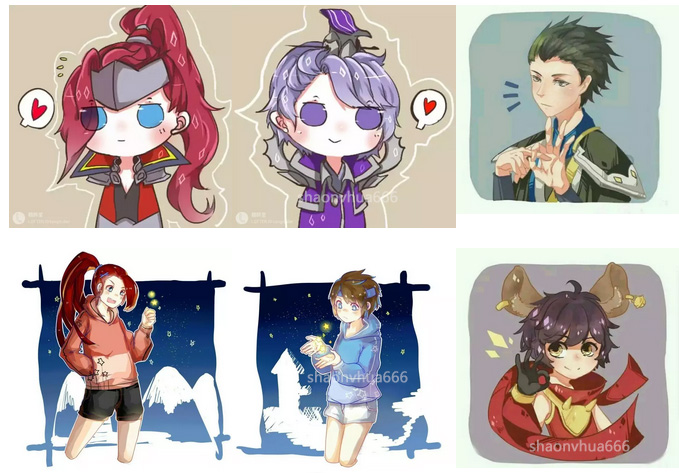 2020甜到虐狗的情侣头像王者荣耀,王者荣耀情侣头像一男一女校园