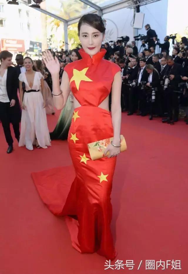 穿*旗国**，扮鸡精，没有范冰冰镇场的戛纳红毯今年来了多少妖魔鬼怪