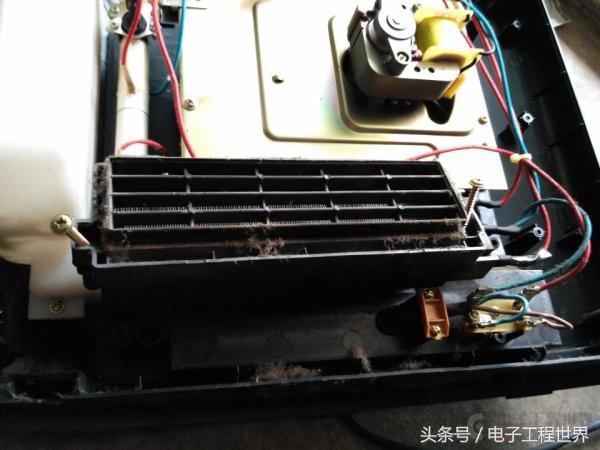 电暖风机拆解视频教程,500瓦以下的暖风机拆解