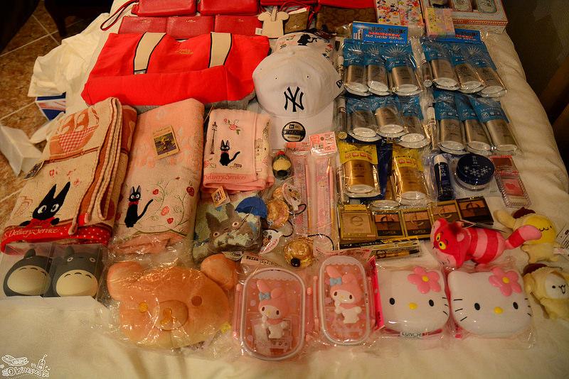 日本冲绳战利品,日本购物战利品