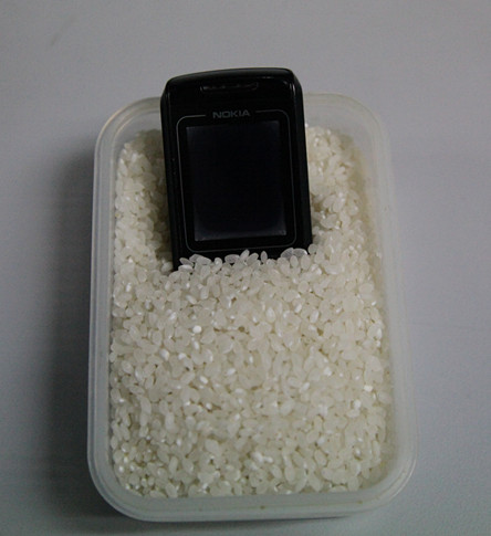 手机进水放大米里的原理,手机进水为什么放冰箱除湿呢