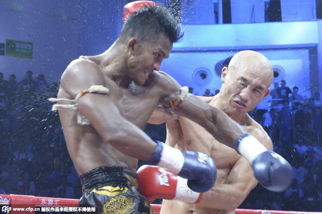 武僧一龙出战日本,武僧一龙vs假播求