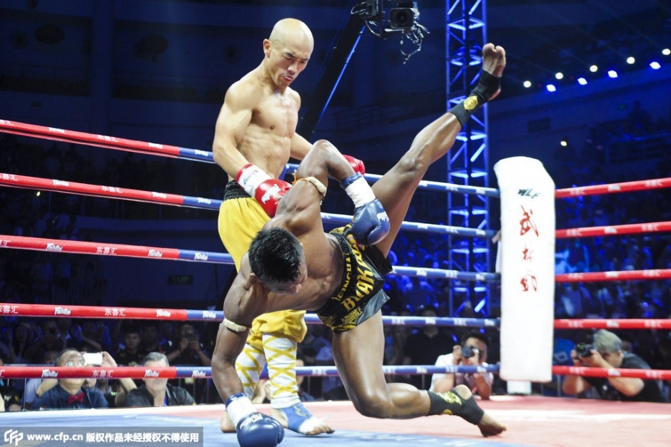 武僧一龙出战日本,武僧一龙vs假播求