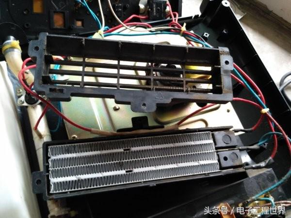 电暖风机拆解视频教程,500瓦以下的暖风机拆解