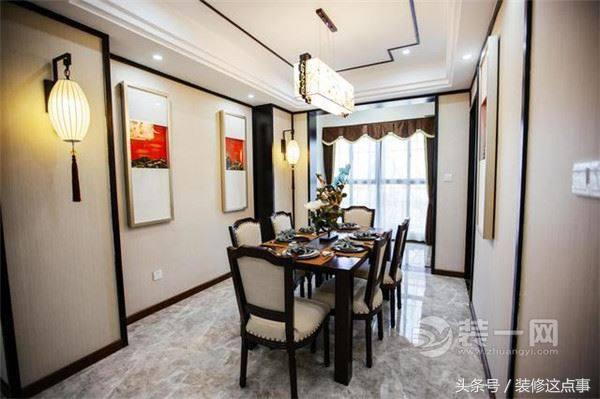 家装新中式轻奢风灯效果图,新中式别墅灯笼效果图