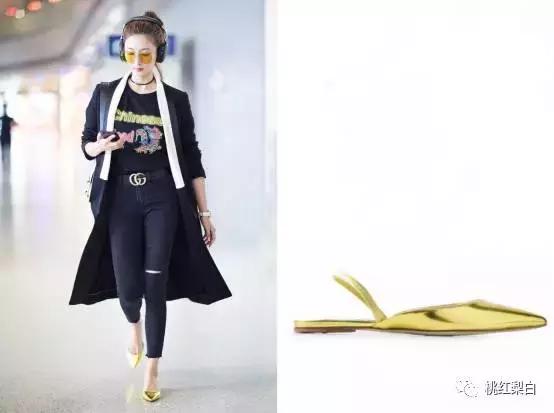 angelababy的同款鞋,angelababy穿高跟鞋崴脚