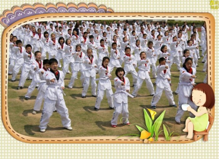 跆拳道教学教你如何正确学习跆拳道马步冲拳