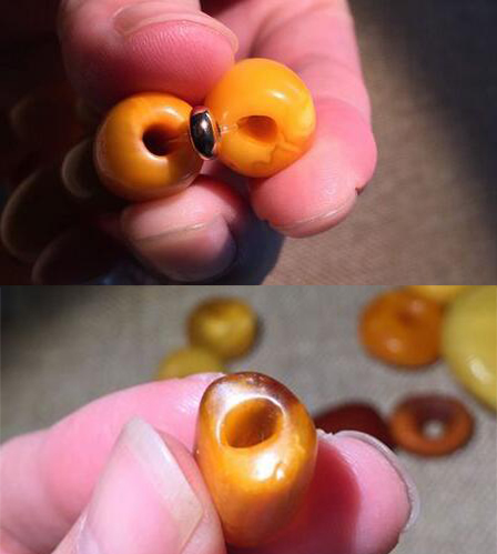 为什么老蜜蜡孔道比较大,老蜜蜡为什么有的孔磨损很厉害