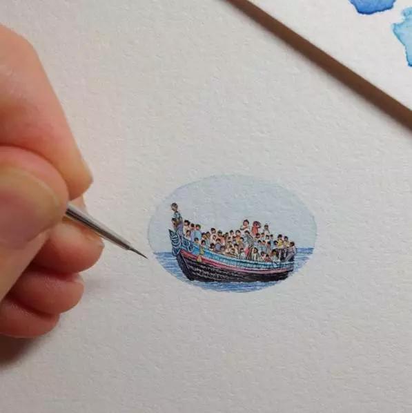 拇指插画,艺术个人插画